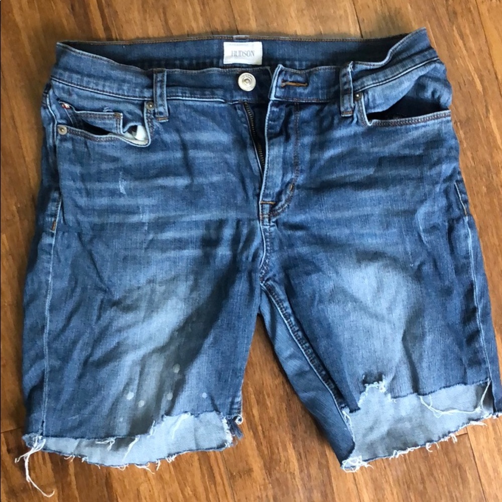 Hudson Jean cut off shorts
